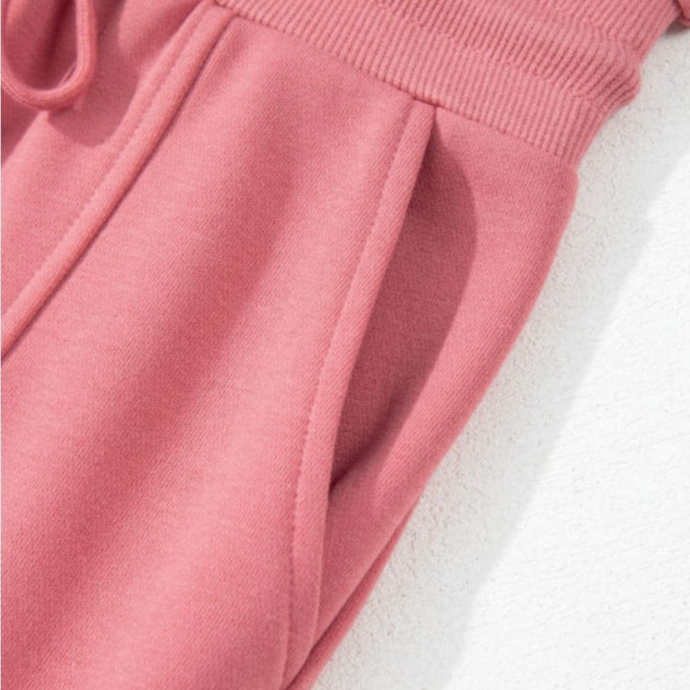 Casual Pink Zipped Polo Collar Drawstring Mini Dress S-M-L - Picture 6 of 10